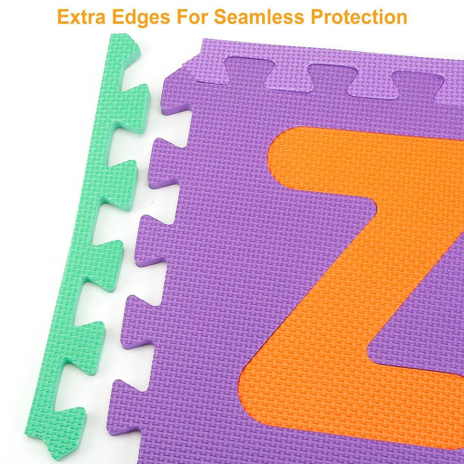 26-Piece Kids Alphabet Play Mat – Foam Floor Tiles for Babies & Toddlers