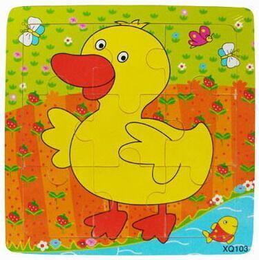 Animal Wooden 3D Mosaic Puzzle – Educational Birthday Gift Toy for Babies & Kids