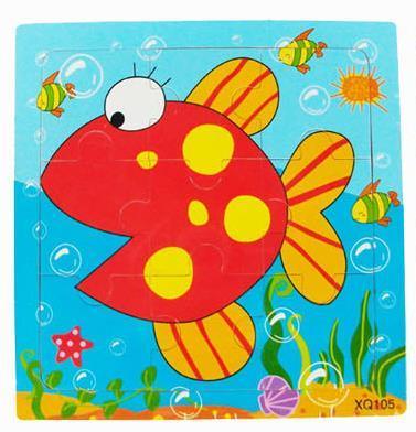 Animal Wooden 3D Mosaic Puzzle – Educational Birthday Gift Toy for Babies & Kids