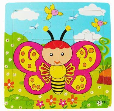 Animal Wooden 3D Mosaic Puzzle – Educational Birthday Gift Toy for Babies & Kids