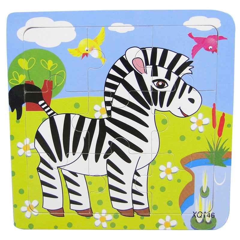 Animal Wooden 3D Mosaic Puzzle – Educational Birthday Gift Toy for Babies & Kids