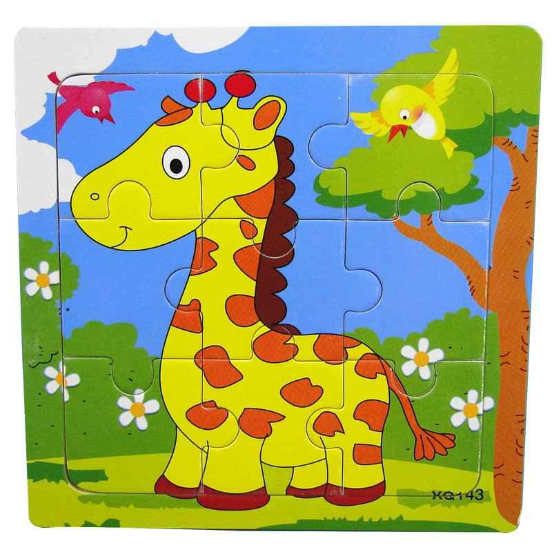 Animal Wooden 3D Mosaic Puzzle – Educational Birthday Gift Toy for Babies & Kids