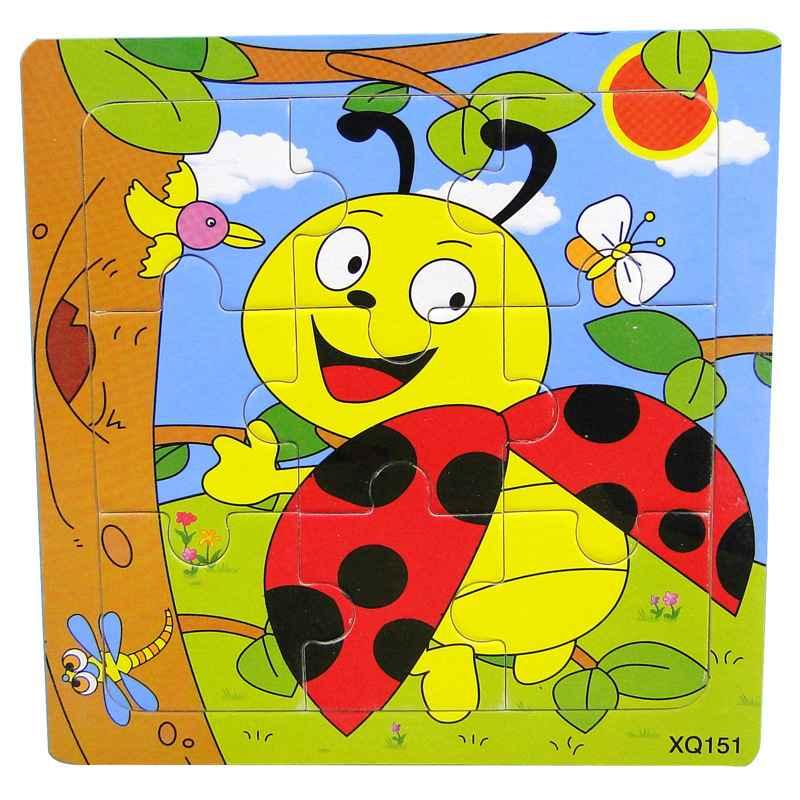 Animal Wooden 3D Mosaic Puzzle – Educational Birthday Gift Toy for Babies & Kids