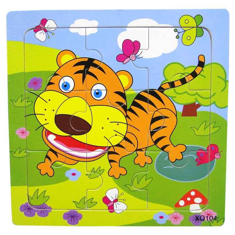 Animal Wooden 3D Mosaic Puzzle – Educational Birthday Gift Toy for Babies & Kids