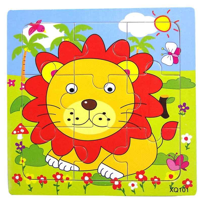 Animal Wooden 3D Mosaic Puzzle – Educational Birthday Gift Toy for Babies & Kids