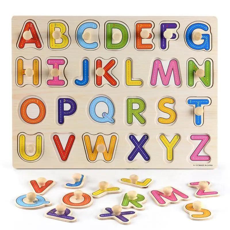 3D Colorful Geometry Wood Puzzle – Montessori Shape Cognition Toy for Kids