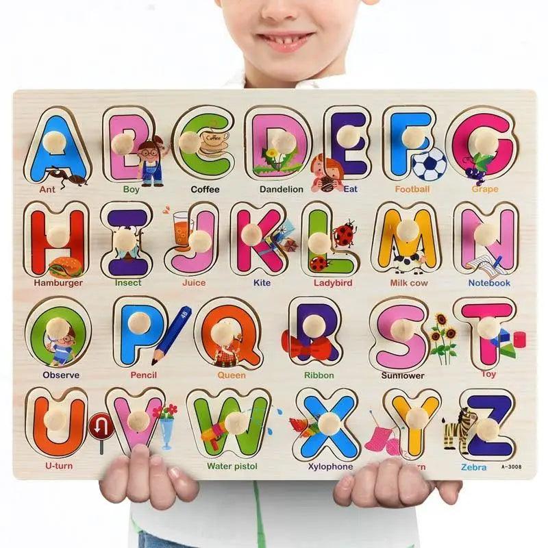 3D Colorful Geometry Wood Puzzle – Montessori Shape Cognition Toy for Kids