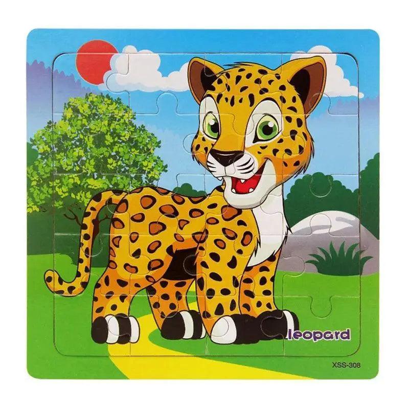Animal & Vehicle Wooden Jigsaw Puzzle – Baby Educational Learning Toy for Kids
